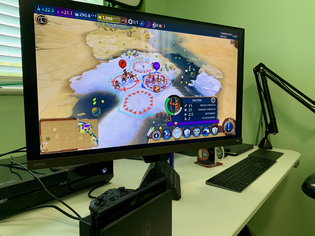 jogando Civilization VI -videogames educativos
